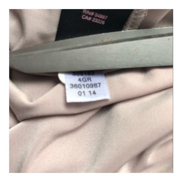 Victoria’s Secret One Shoulder Tan Nude Bodycon Dress Size Small Draped Fit - Picture 11 of 15